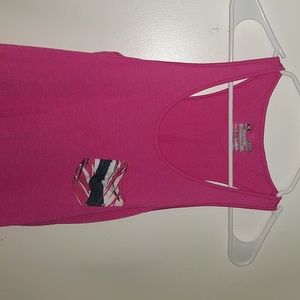 Pink Under Armour tank top